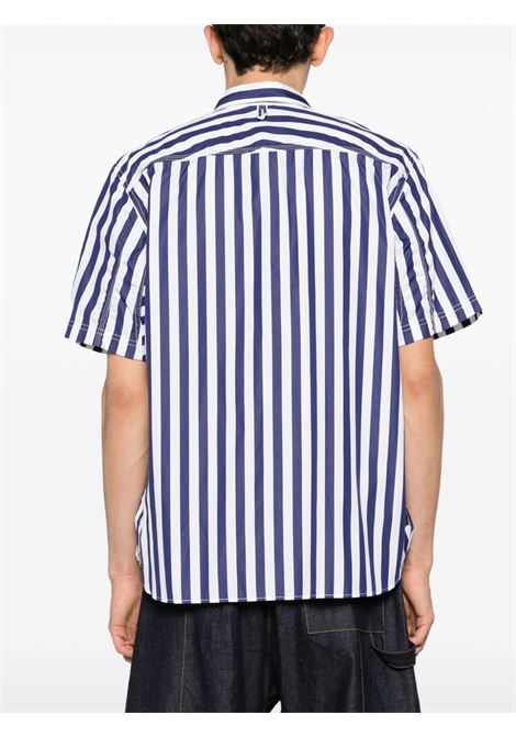 White and blue striped poplin shirt Junya Watanabe x Carhartt WIP - men JUNYA WATANABE | WMB0221